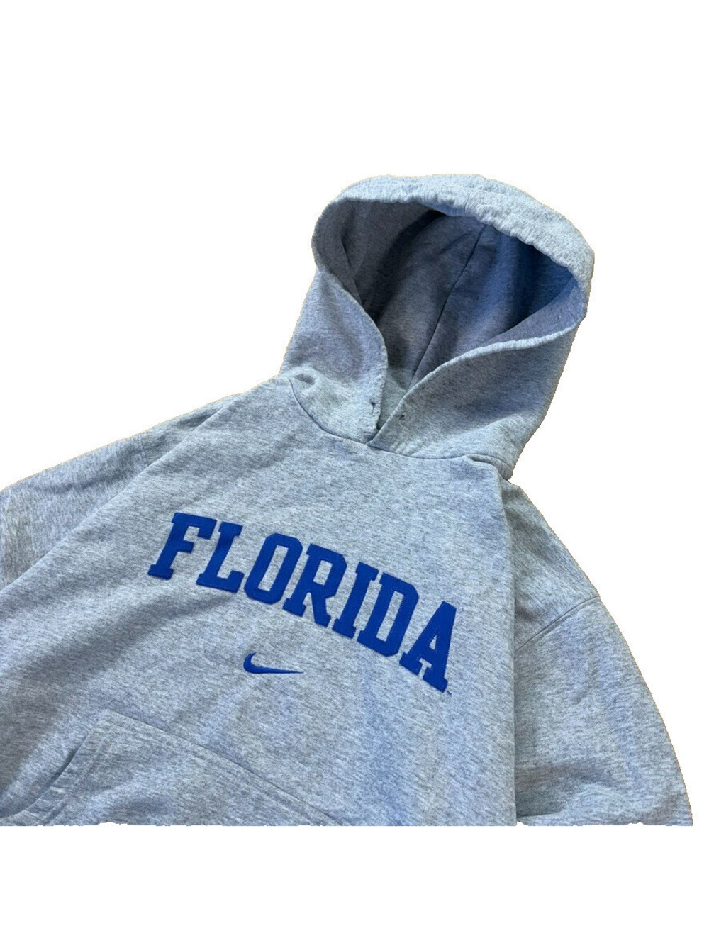 Vintage Nike Florida Gators UF Basketball Hoodie M Gray Y2K